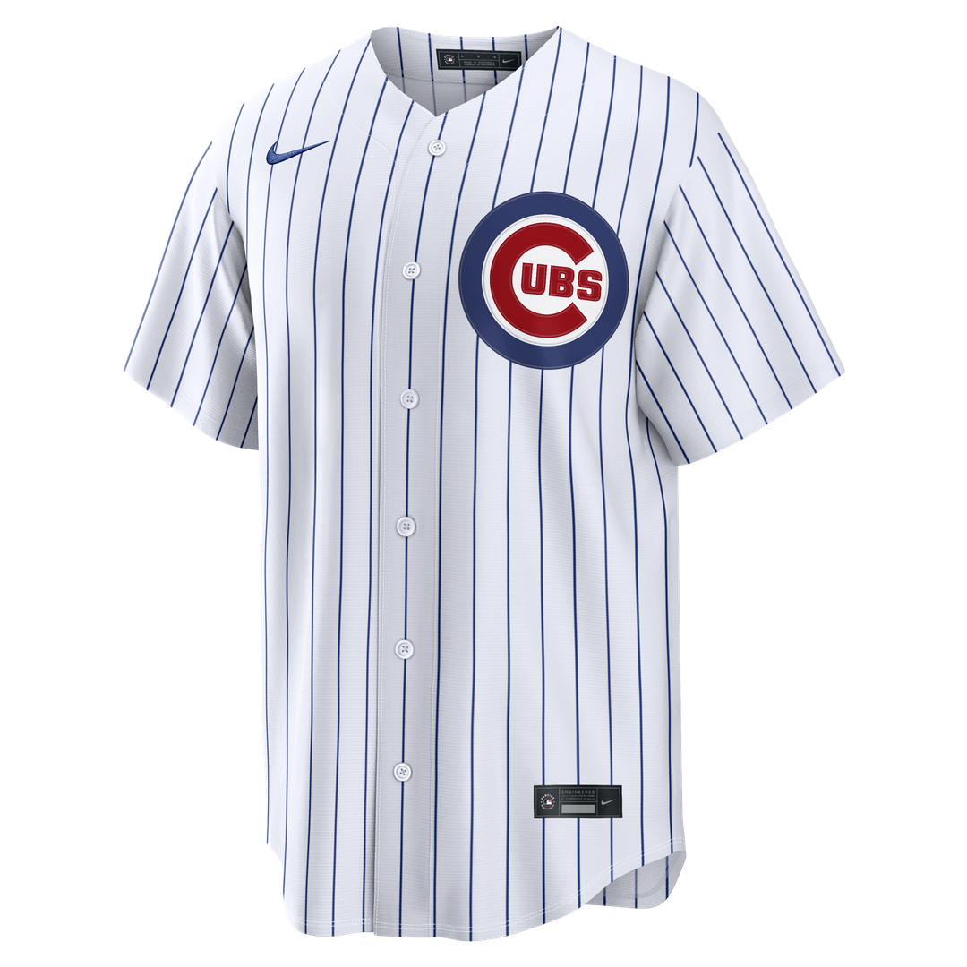 Chicago Cubs Michael Busch Nike White Home Replica Jersey