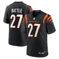 Cincinnati Bengals Jordan Battle Nike Black Team Game Jersey