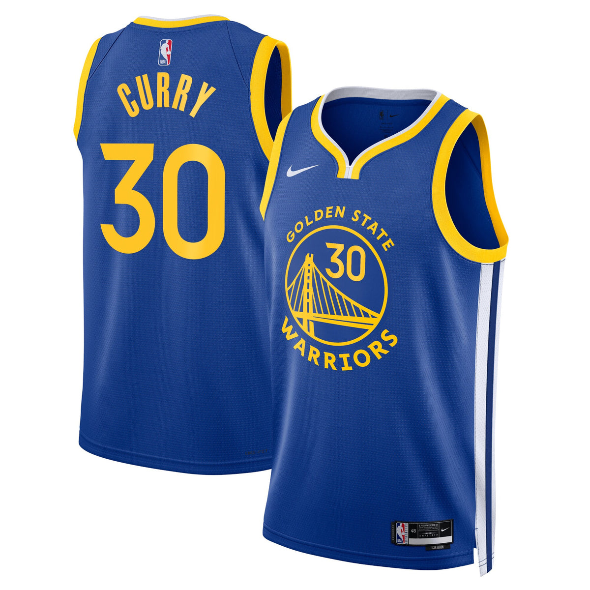 Golden State Warriors Nike Icon Swingman Jersey - Curry 30