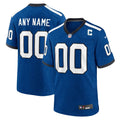 Indiana Nights Indianapolis Colts Nike Blue Alternate Custom Game Jersey