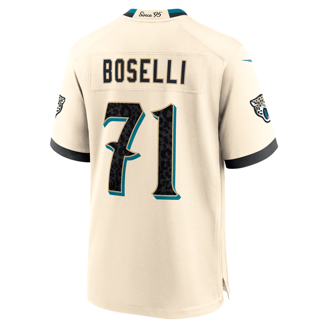 Jacksonville Jaguars Tony Boselli Nike Natural 2026 Rivalries Collection Game Jersey