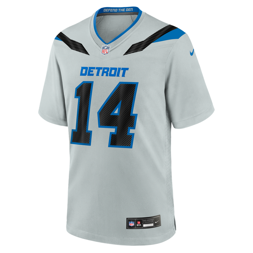 Detroit Lions Amon-Ra St. Brown Nike Silver 2026 Rivalries Collection Game Jersey