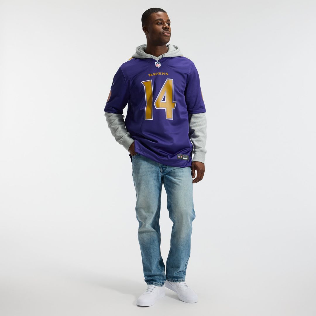 Baltimore Ravens Kyle Hamilton Nike Black Alternate Game Jersey