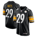 Pittsburgh Steelers Ryan Watts Nike Black Game Jersey