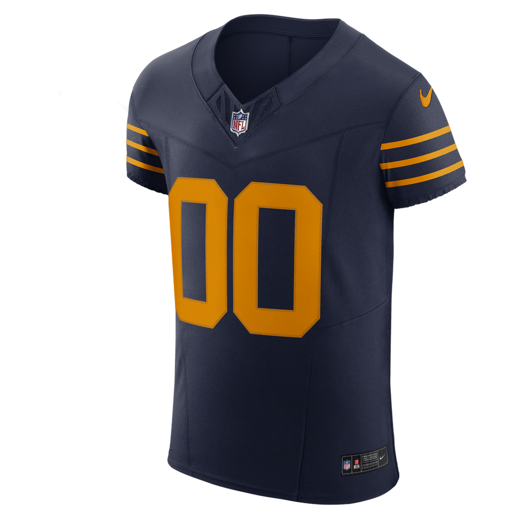 Green Bay Packers Nike Navy Alternate Vapor F.U.S.E. Elite Custom Jersey