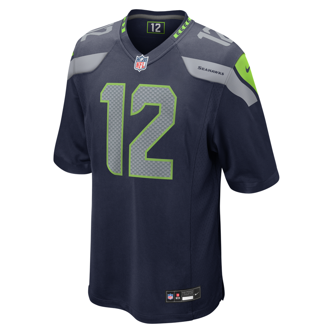 Seattle Seahawks 12s Nike White Game Jersey