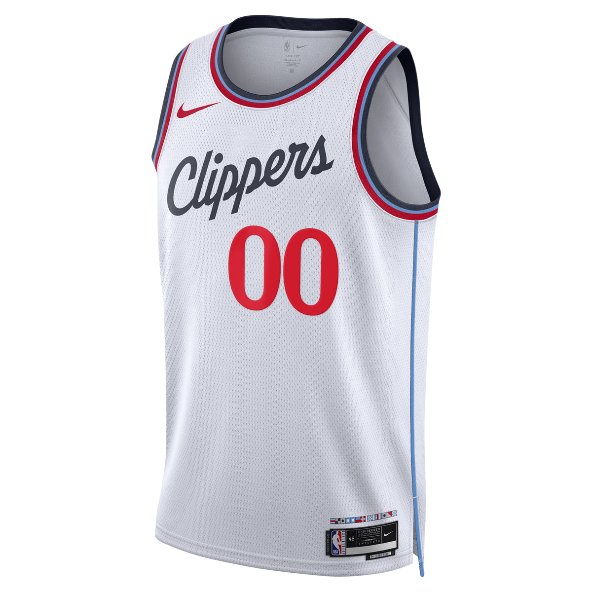 Los Angeles Clippers Nike Replica Association Swingman Jersey - Custom - Unisex