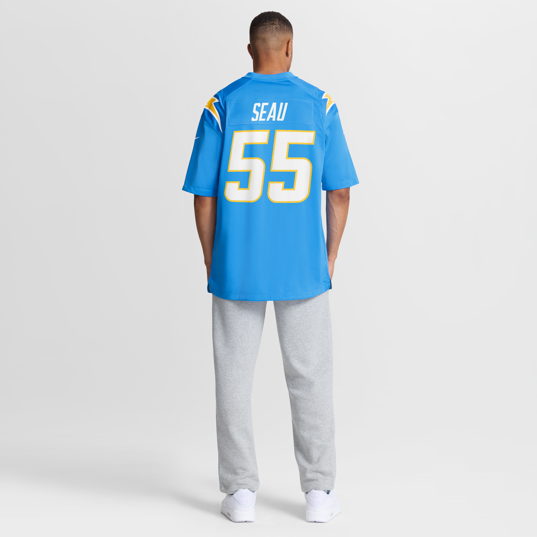 Los Angeles Chargers Junior Seau Nike Powder Blue Game Retired Player Jersey