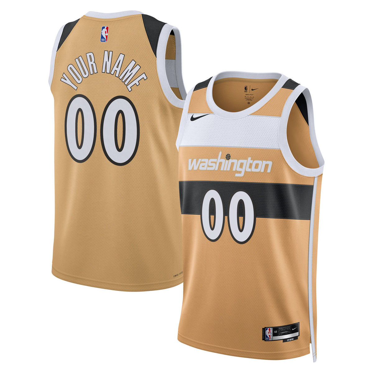 Nike Washington Wizards 2025/26 City Edition Swingman Jersey - Custom - Unisex