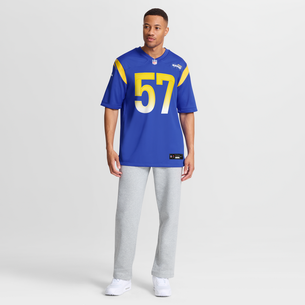Los Angeles Rams Ty Hamilton Nike Royal Team Game Jersey