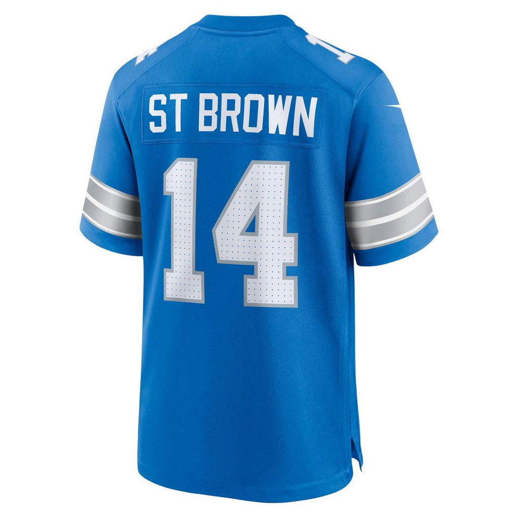 Detroit Lions Amon-Ra St. Brown Nike Black 2nd Alternate Game Jersey