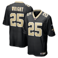 New Orleans Saints Rejzohn Wright Nike Black Team Game Jersey