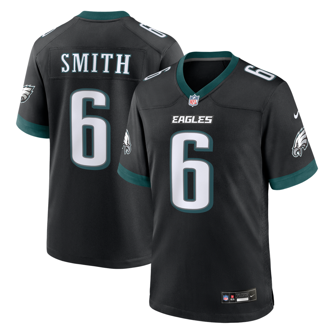 Philadelphia Eagles DeVonta Smith Nike White Game Jersey