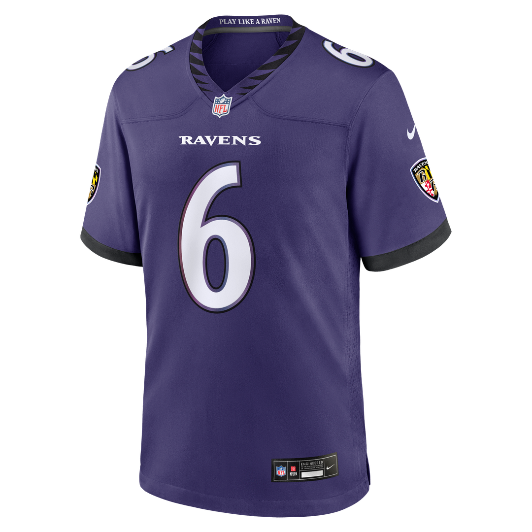 Baltimore Ravens Ja'Kobi Lane Nike Purple Team Game Jersey
