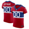 New York Giants Nike Red Alternate Vapor F.U.S.E. Elite Custom Jersey