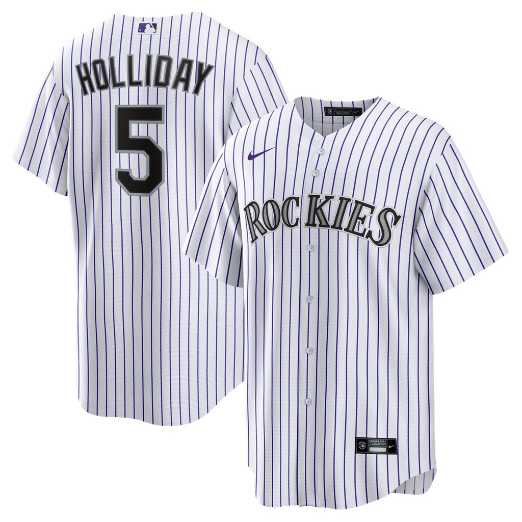 Colorado Rockies Matt Holliday Nike White Home Retired Player Replica Jersey