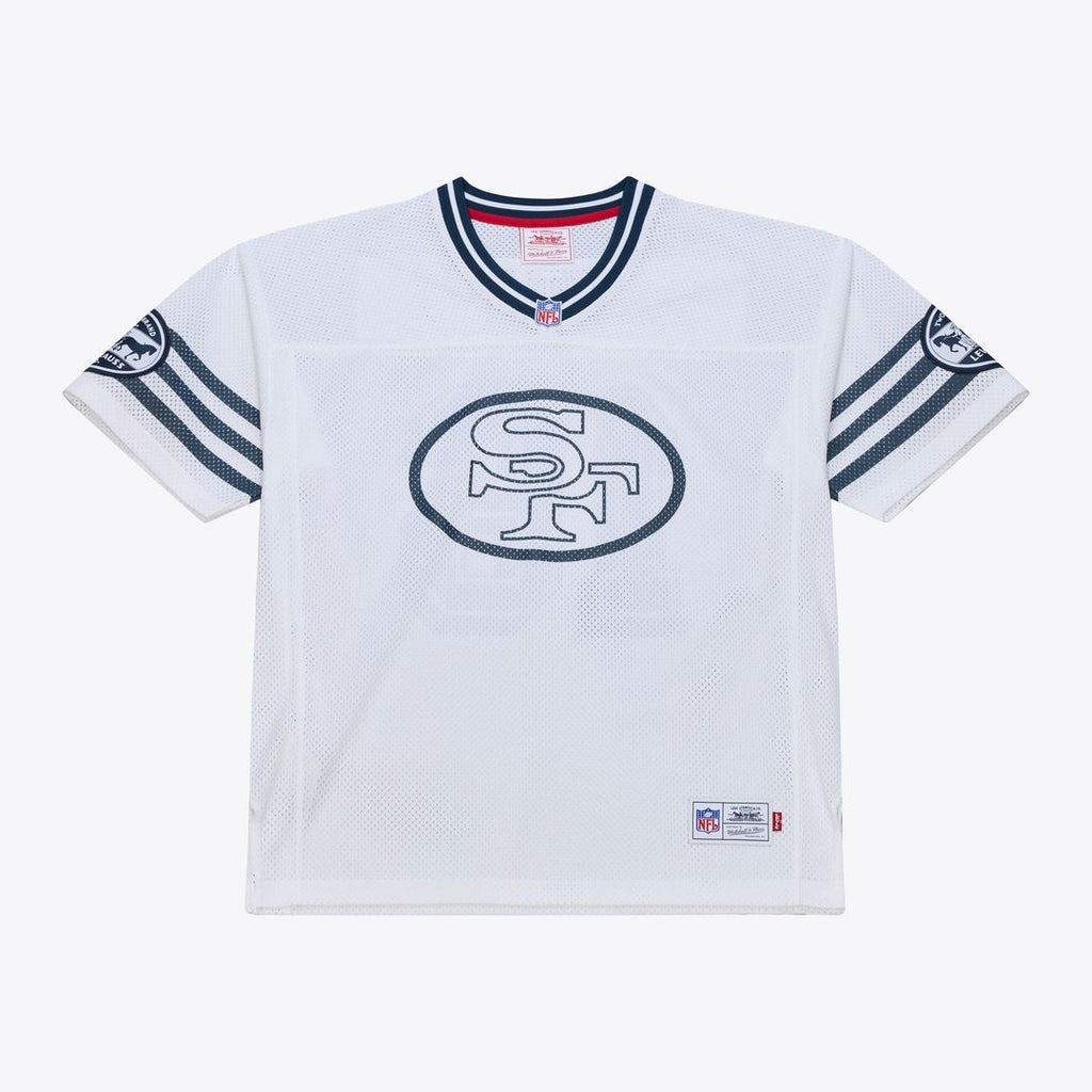 Unisex San Francisco 49ers Joe Montana Mitchell & Ness x Levi's White Legacy Jersey