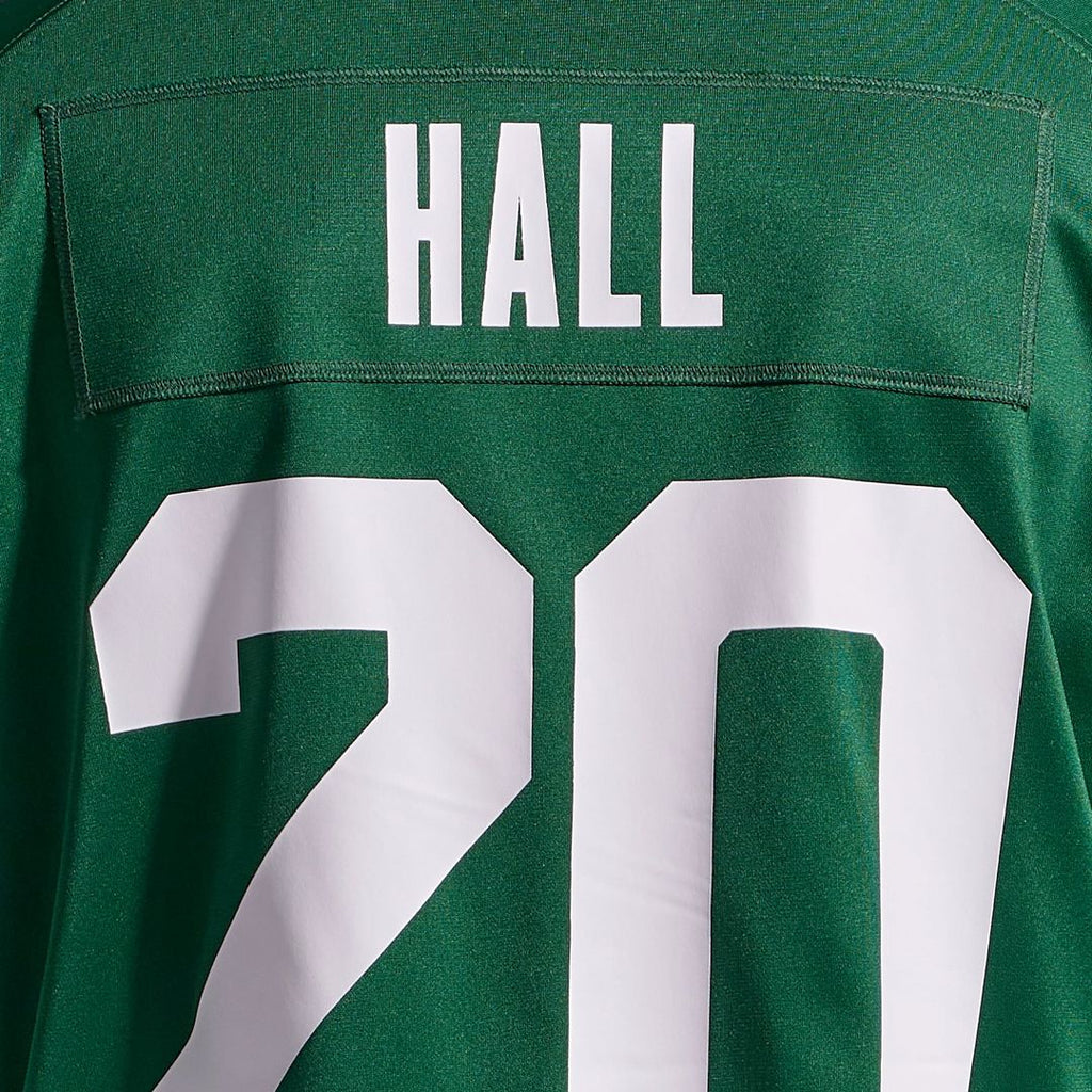 New York Jets Breece Hall Nike Legacy Black Alternate Game Jersey