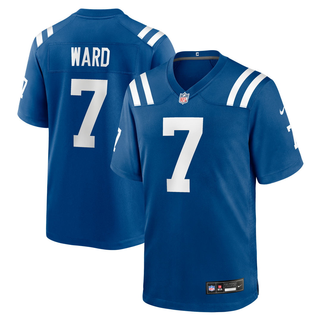 Indianapolis Colts Charvarius Ward Nike Royal Team Game Jersey