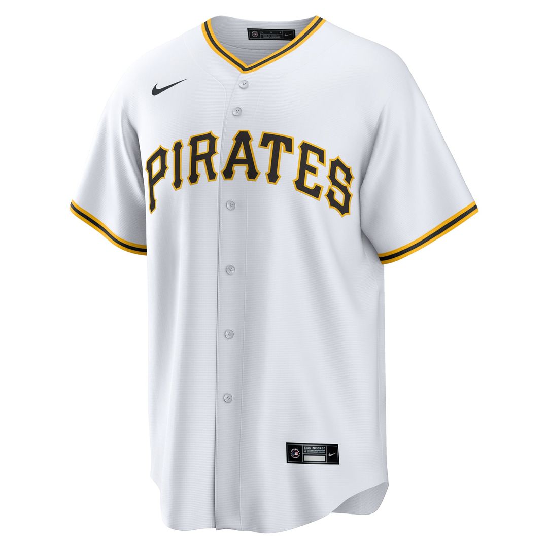 Pittsburgh Pirates Nike White #1 Groom Home Replica Jersey