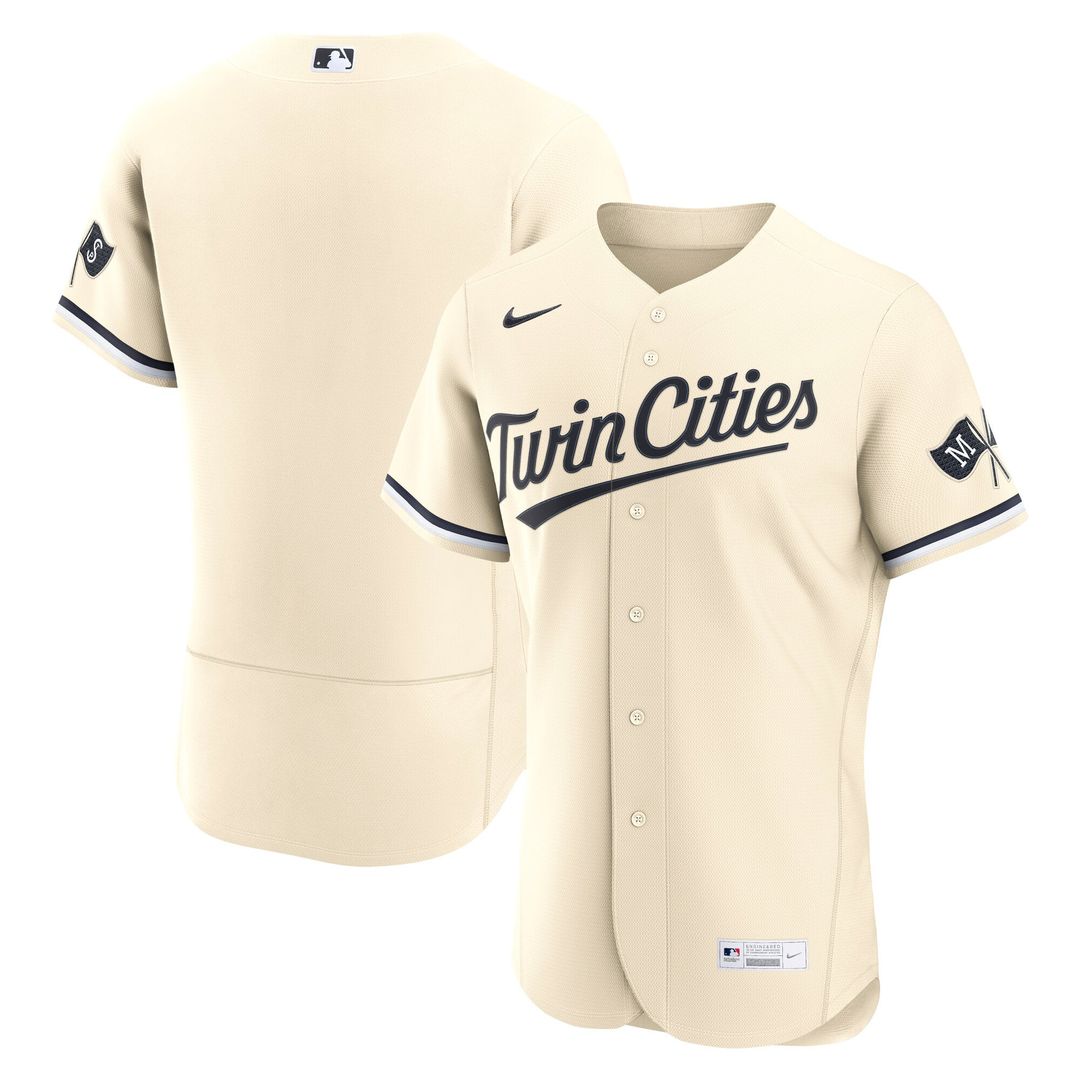 Minnesota Twins Nike White Home Authentic Jersey