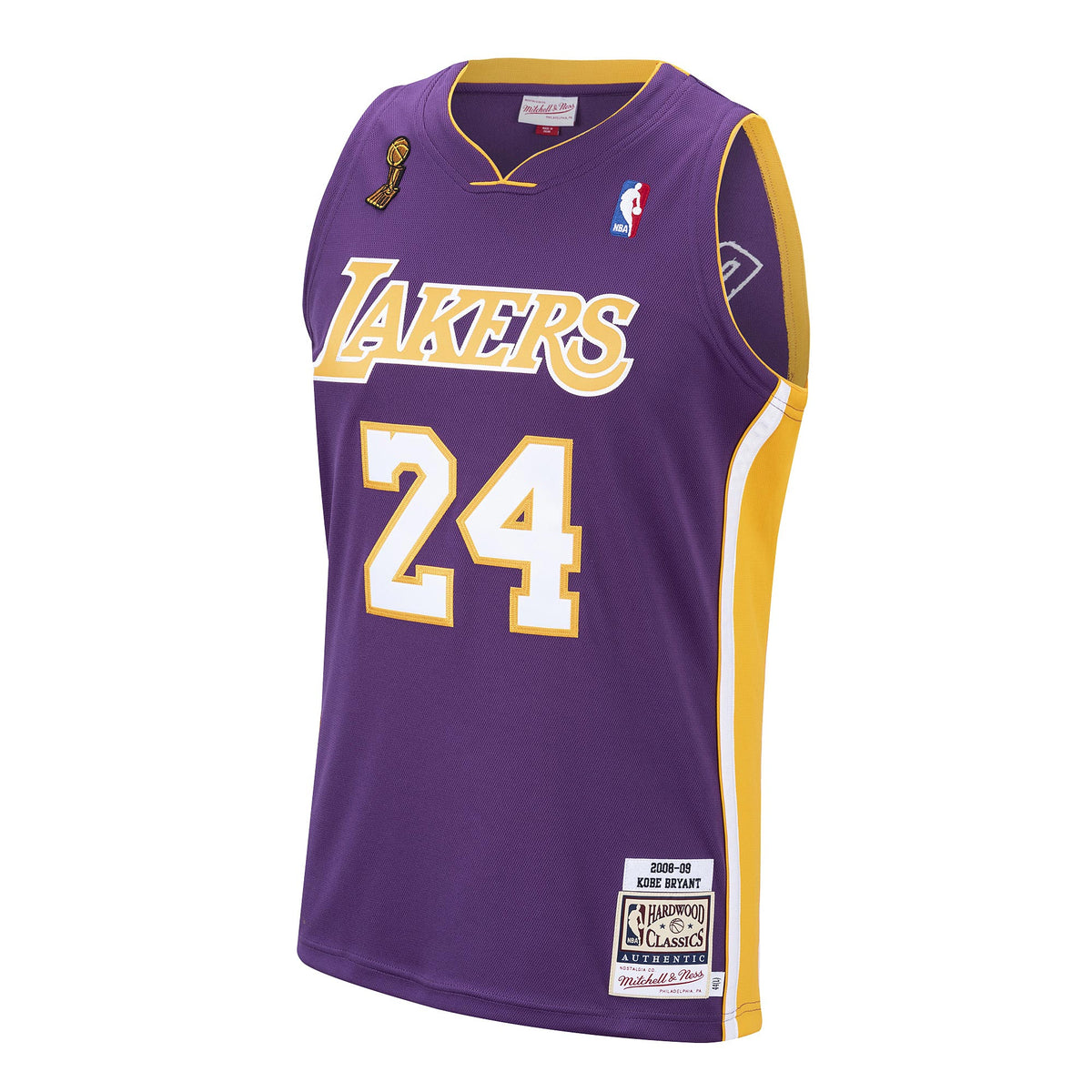 Los Angeles Lakers Kobe Bryant 2008 Road Authentic Jersey By Mitchell & Ness - Purple