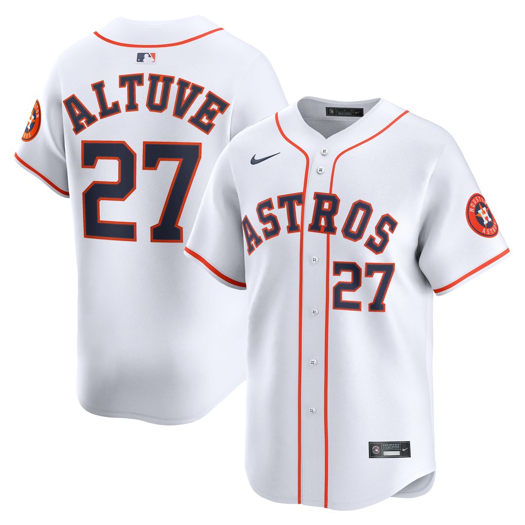 Houston Astros Jose Altuve Nike Orange Alternate Limited Player Jersey