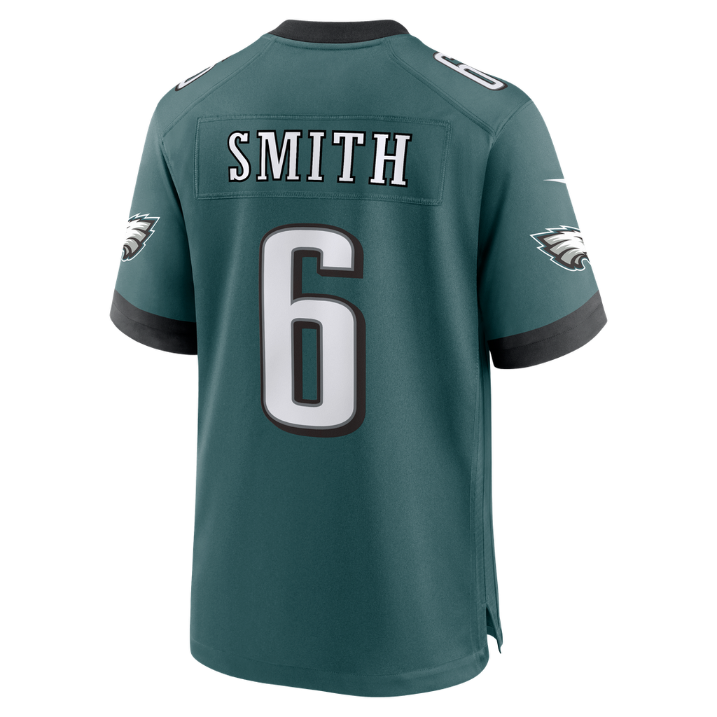 Philadelphia Eagles DeVonta Smith Nike Black Alternate Game Jersey