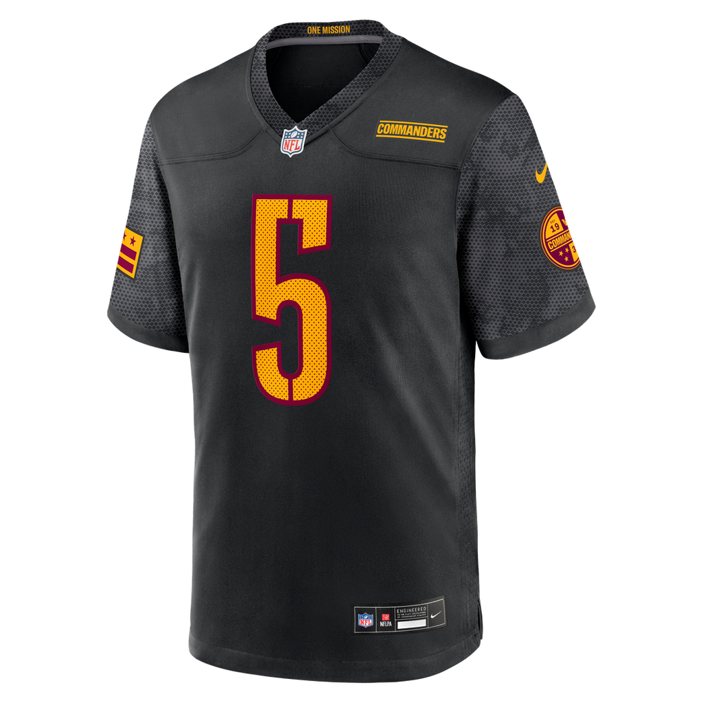 Washington Commanders Jayden Daniels Nike White Player Game Jersey