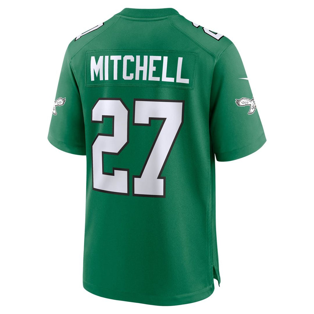 Philadelphia Eagles Quinyon Mitchell Nike Kelly Green Alternate Game Jersey