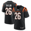 Cincinnati Bengals Ja'Sir Taylor Nike Black Team Game Jersey