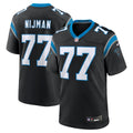 Carolina Panthers Yosh Nijman Nike Black Game Jersey