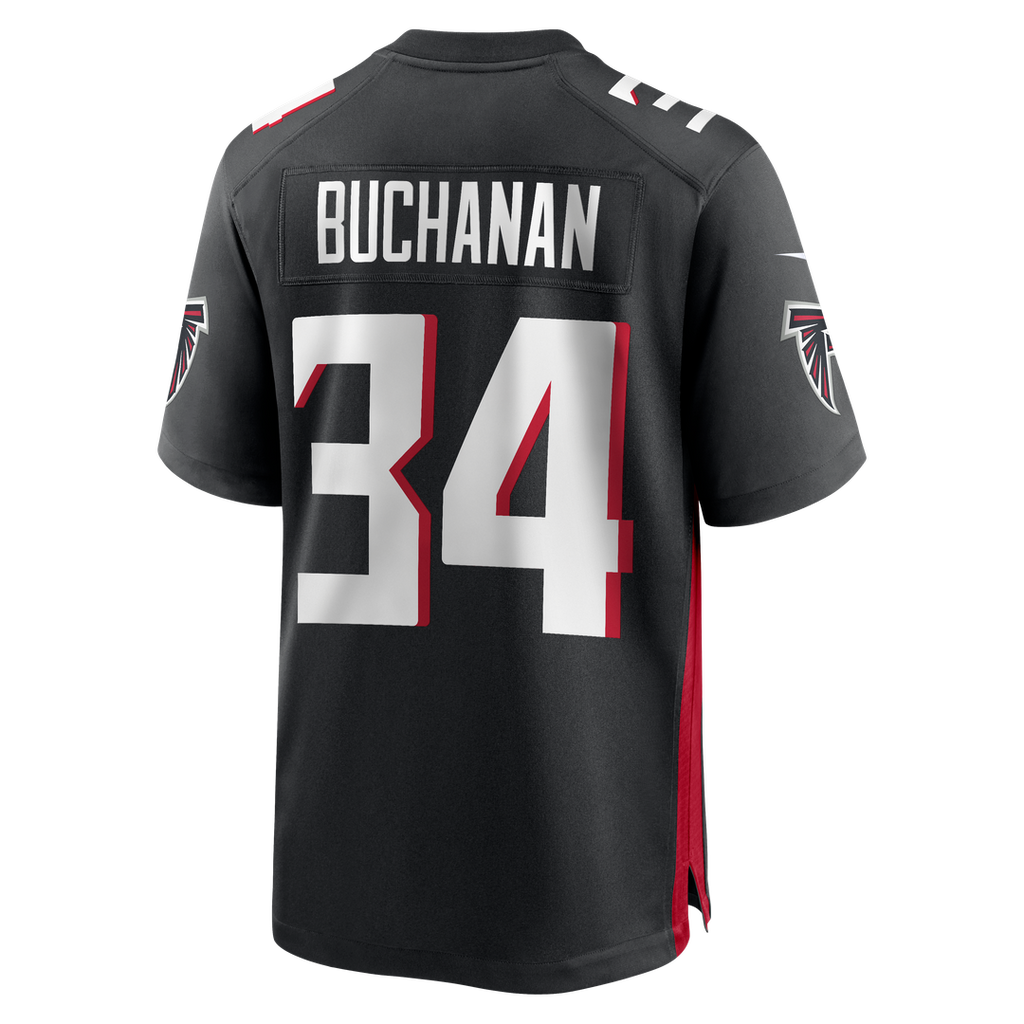 Atlanta Falcons Ray Buchanan Nike Black Game Retired Player Jersey