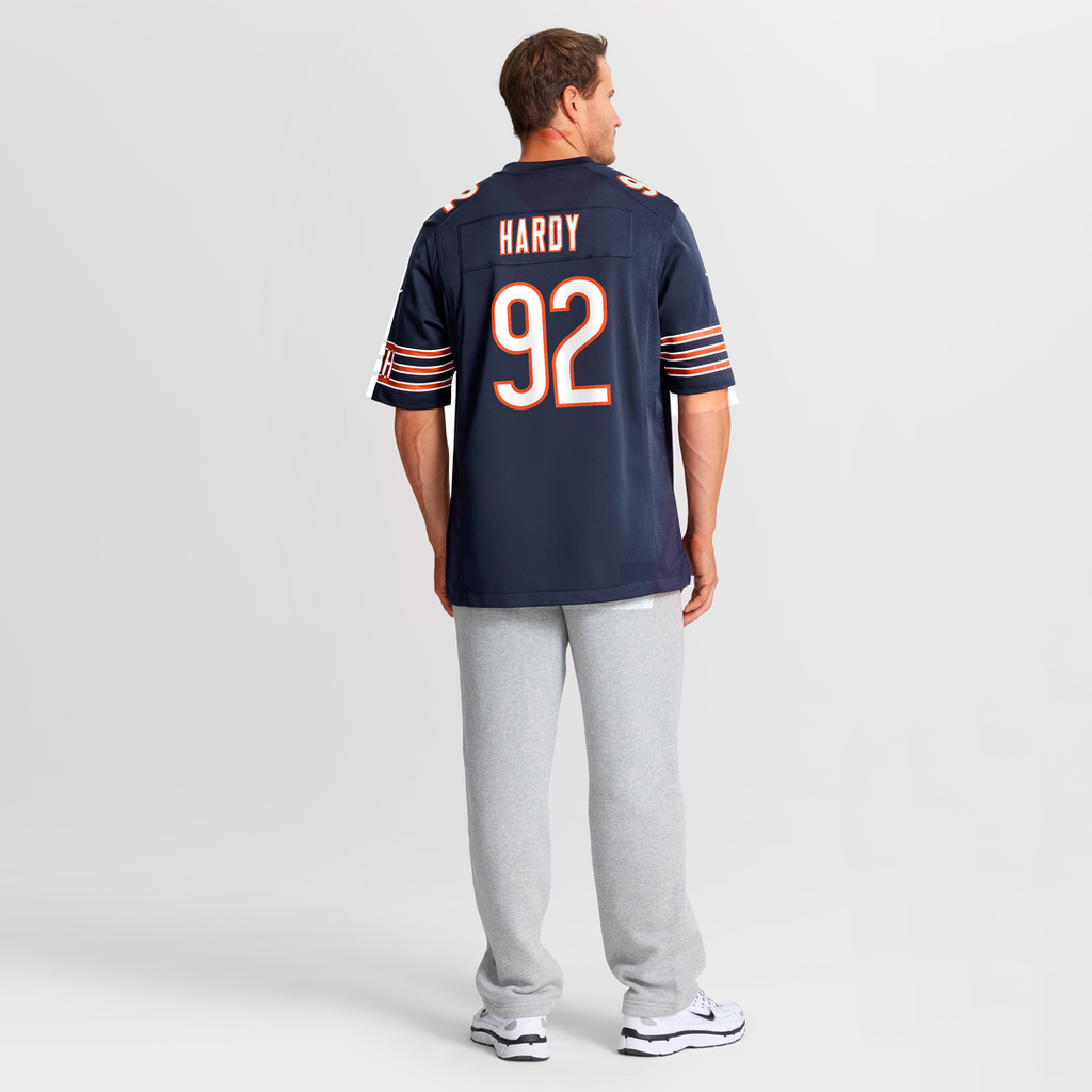 Chicago Bears Daniel Hardy Nike Navy Team Game Jersey
