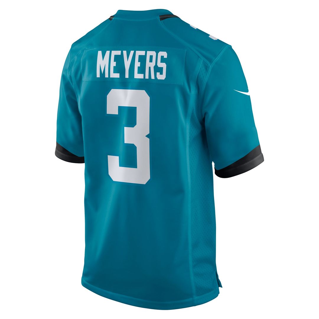 Jacksonville Jaguars Jakobi Meyers Nike Black Alternate Game Jersey