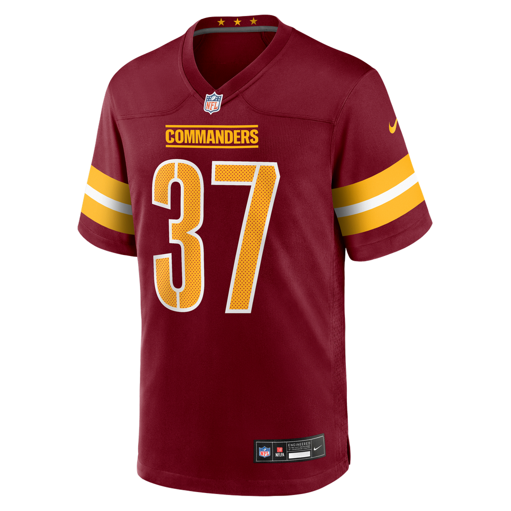 Washington Commanders Car'lin Vigers Nike Burgundy Team Game Jersey