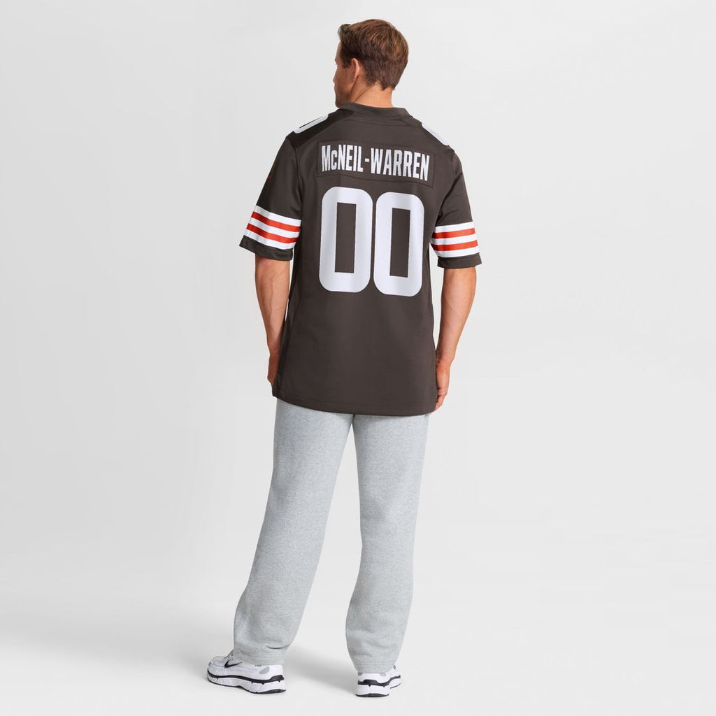 Cleveland Browns Emmanuel McNeil-Warren Nike Brown Game Jersey