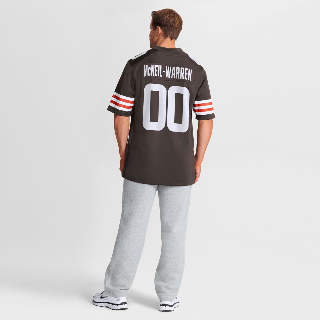 Cleveland Browns Emmanuel McNeil-Warren Nike Brown Game Jersey