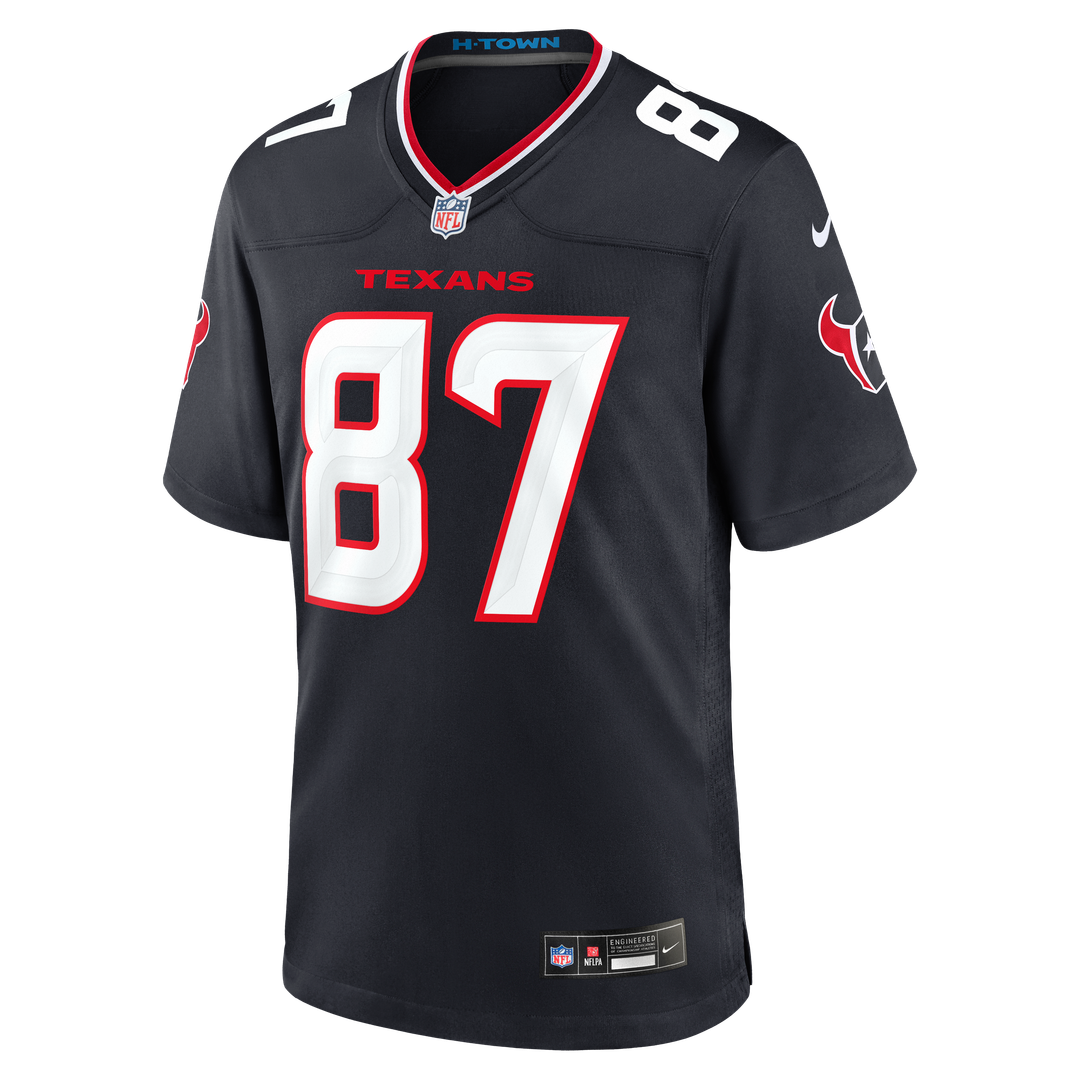 Houston Texans Foster Moreau Nike Navy Team Game Jersey