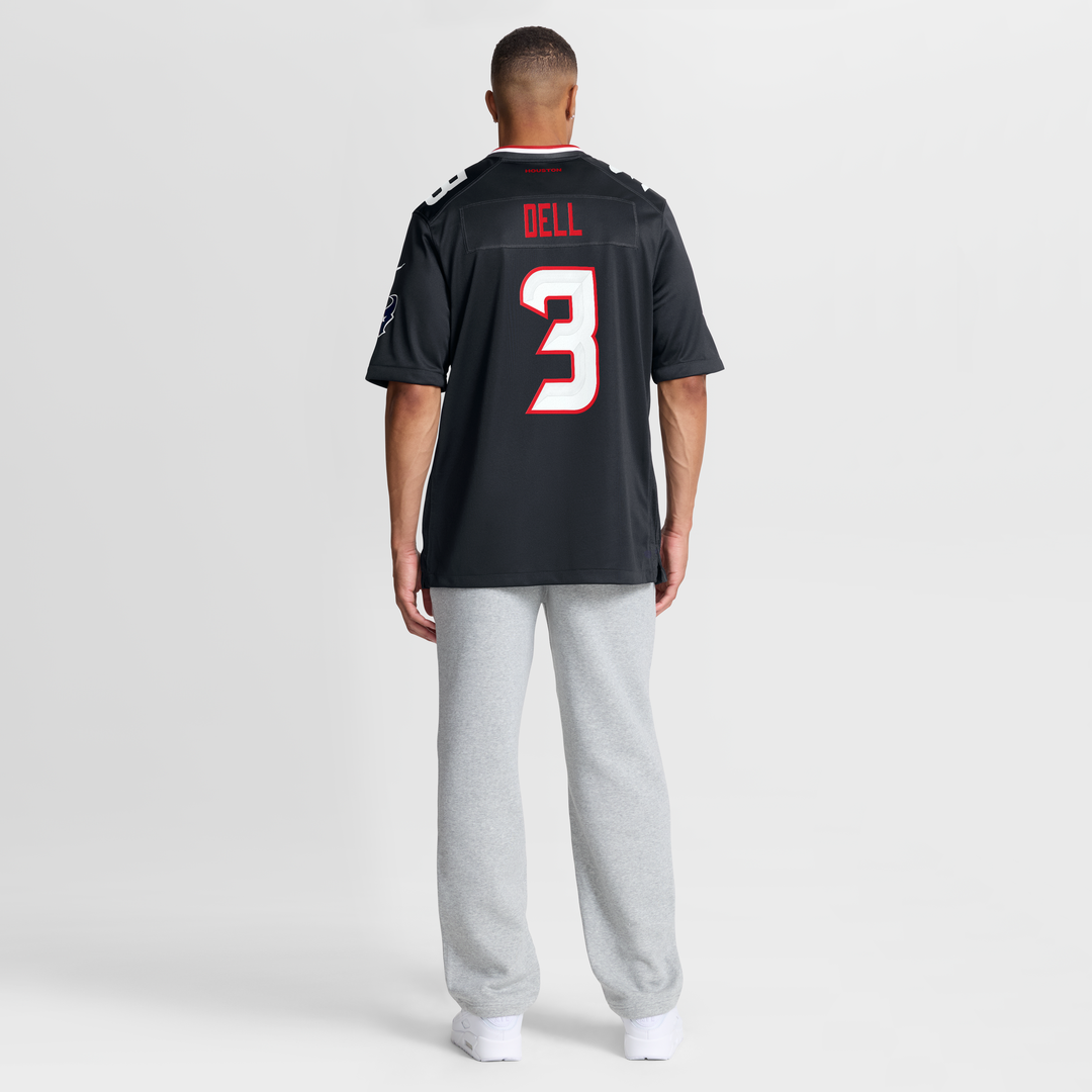 Houston Texans Tank Dell Nike Navy Game Jersey