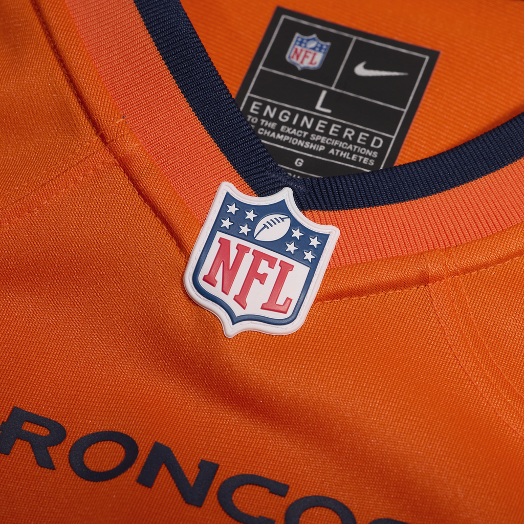Denver Broncos Evan Engram Nike Orange Team Game Jersey