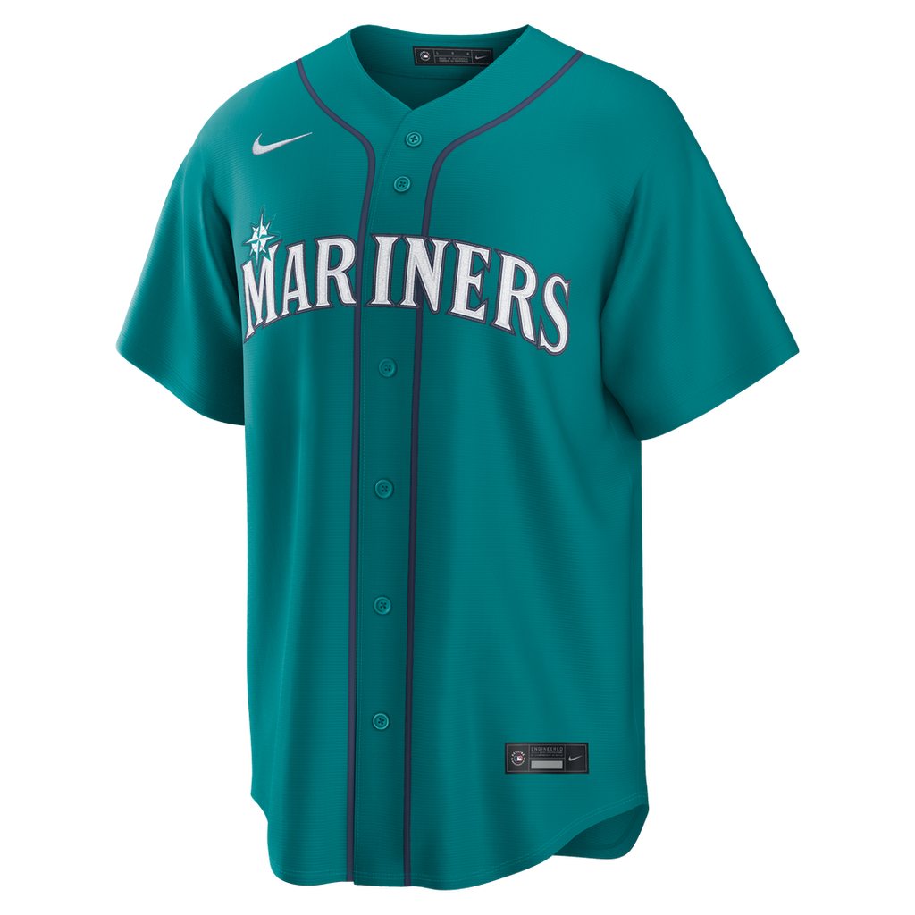 Seattle Mariners Cal Raleigh Nike Navy Road Replica Jersey