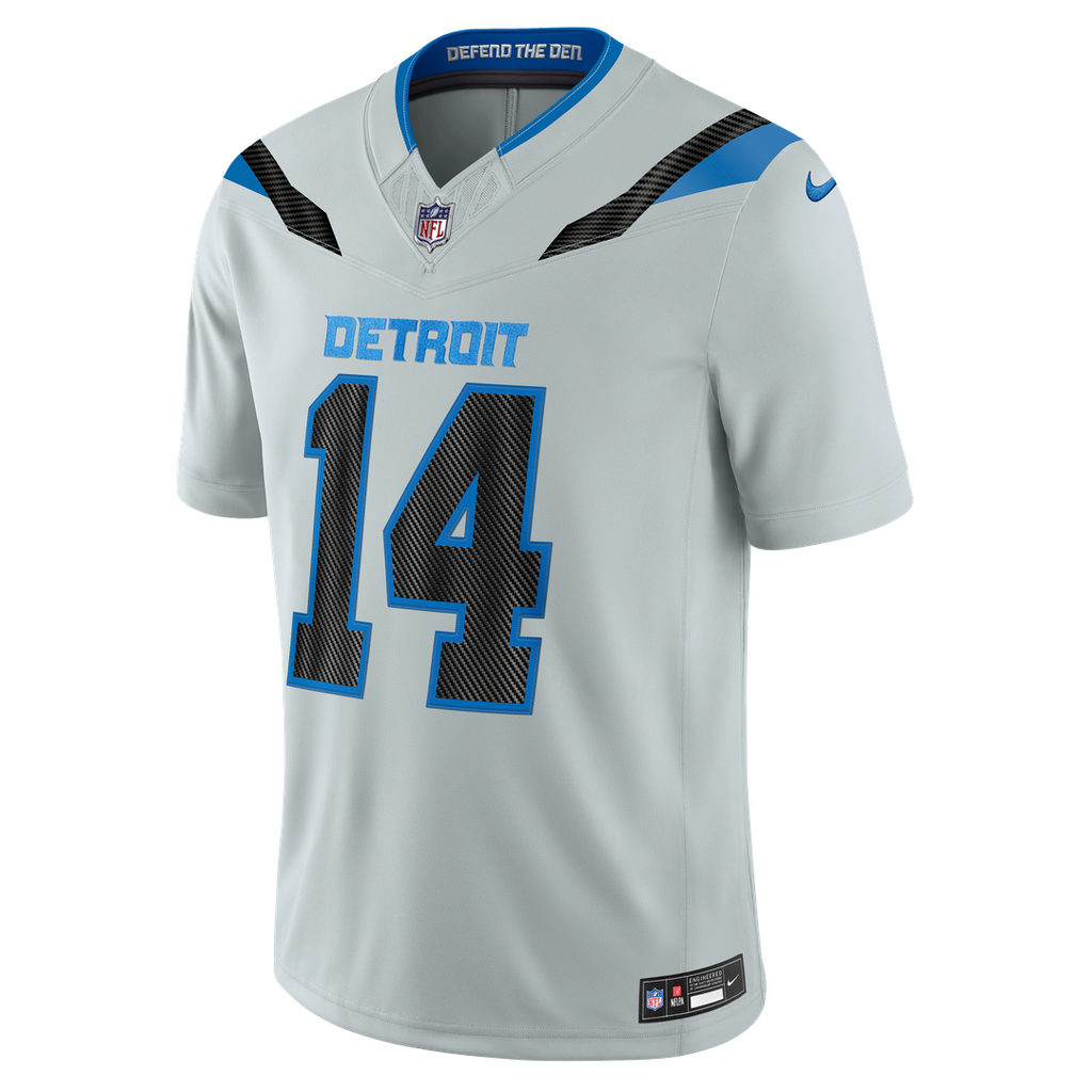 Detroit Lions Amon-Ra St. Brown Nike Silver 2026 Rivalries Collection Stitched Limited Jersey