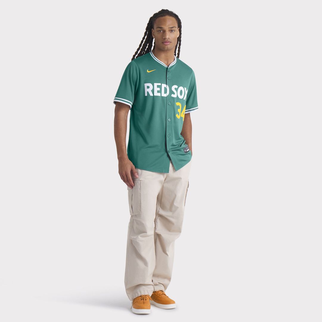 Boston Red Sox David Ortiz Nike Green 2025 City Connect Limited Retired Player Jersey