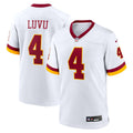 Washington Commanders Frankie Luvu Nike White Game Super Bowl Era Jersey