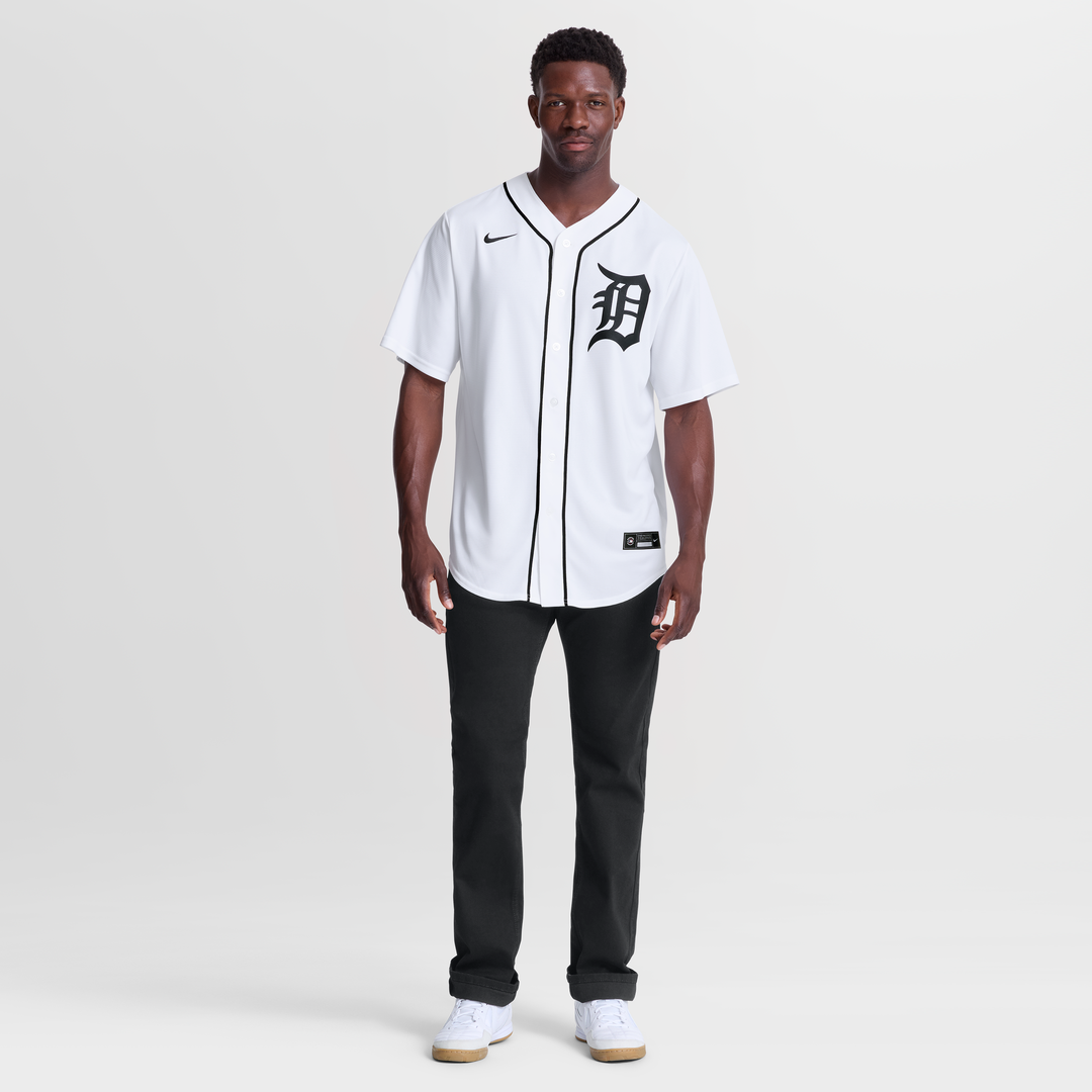 Detroit Tigers Max Clark Nike White Home Replica Jersey