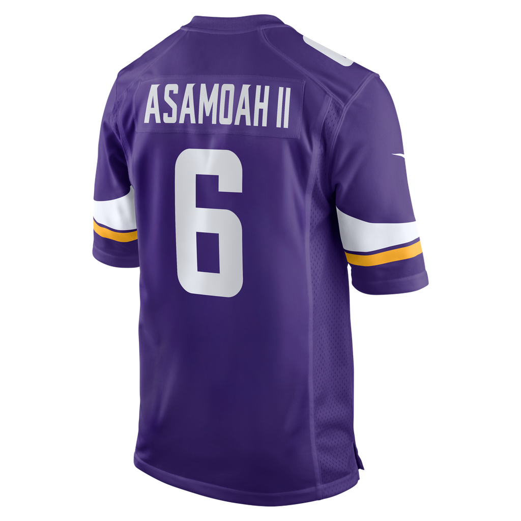 Minnesota Vikings Brian Asamoah II Nike Purple Game Jersey