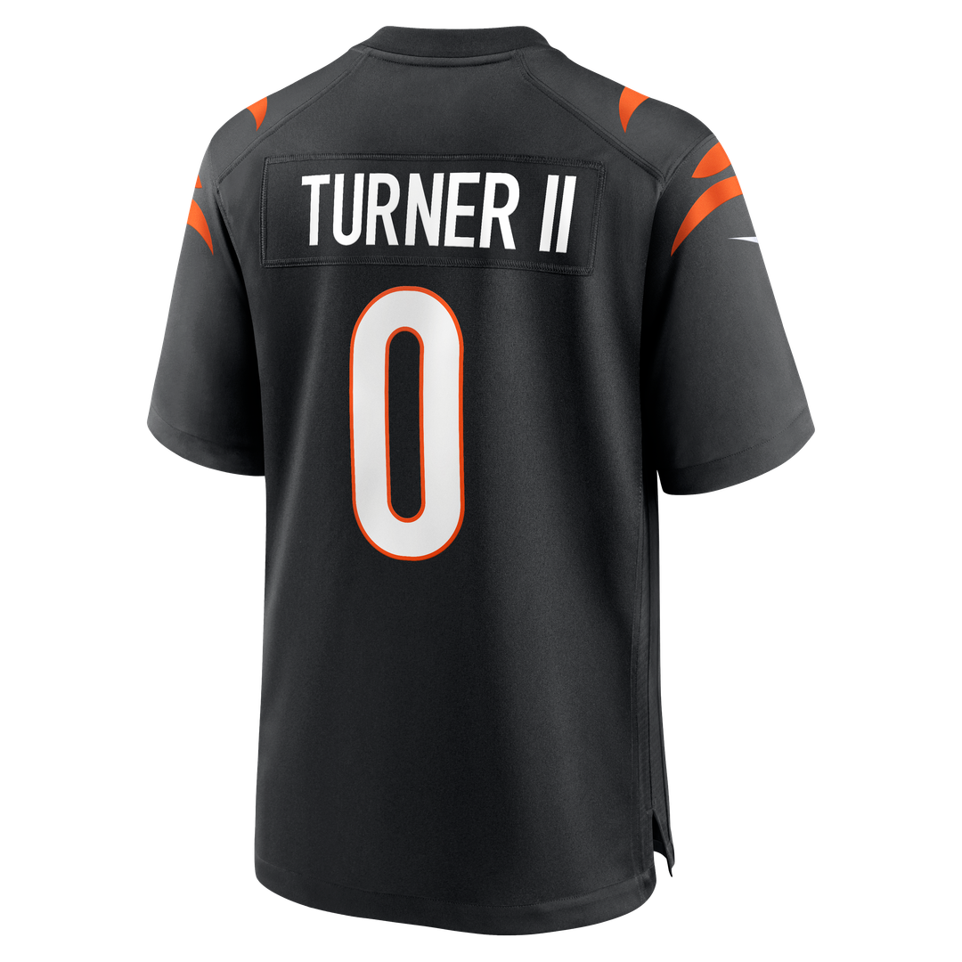 Cincinnati Bengals DJ Turner II Nike Black Team Game Jersey