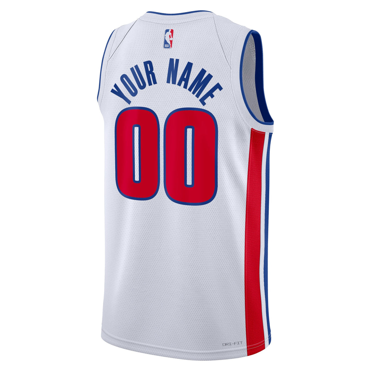 Detroit Pistons Nike Association Swingman Jersey - Custom - Unisex