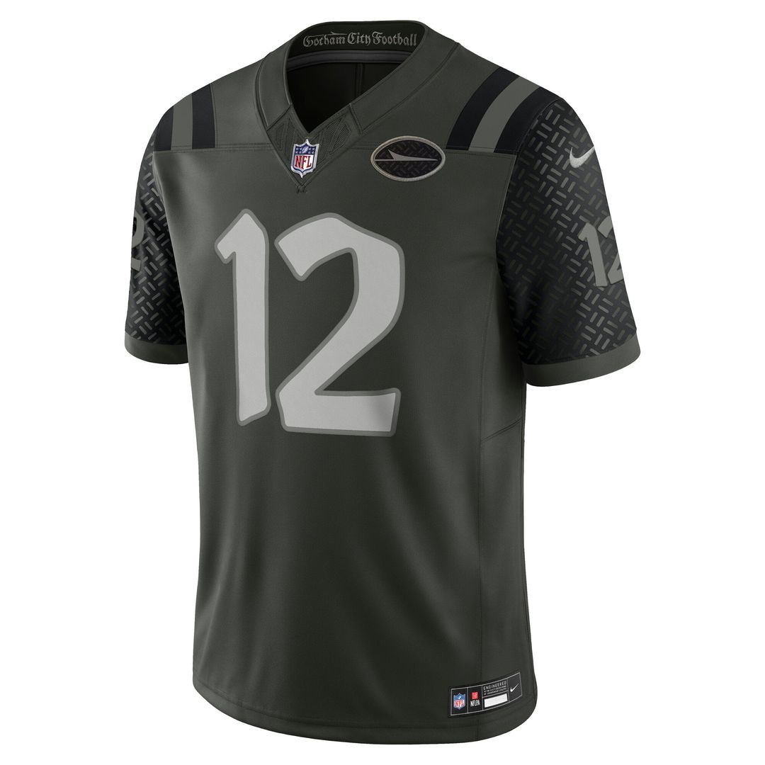 New York Jets Joe Namath Nike Green Rivalries Collection Stitched Limited Jersey